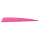 Trueflight Trueflight Shield Cut Feathers, Pink 5in Rw 100 Pack