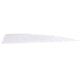 Trueflight Trueflight Shield Cut Feathers, White 3in Rw 100 Pack