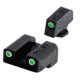 TruGlo Brite-Site Tritium Green Front/Rear Night Sight for Glock 42, TG-TG231G1A