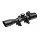 TruGlo Tru-Brite Xtreme Tactical Compact TG8504TL Rifle Scope, w/ Rings 4x32mm Red/Green Illuminated Mil-Dot Range Finding Reticle