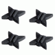 TruGlo Tb String Silencers Black 100pk - TG830N