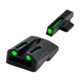 TruGlo TFO Fiber Optic Handgun Sight Set for Novak 1911 .270/.450, Green, TG-TG131NT2