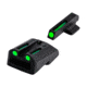 TruGlo TFO Fiber Optic Handgut Sight Set for Novak 1911 .270/.500, Green, TG-TG131NT3