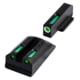 USED, TruGlo TFX Ruger SR9/SR40/SR45-3 Dot Green Tritium/Fiber Optic Sight, TG-TG13RS1A