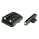 Truglo TG131NTI1 TFO 1911 Government W/Novak LoMount Fiber Optic Green