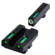 TruGlo TFX Day/Night Sights Walther CCP Steel Green Tritium/Fiber Optic, TG-TG13WA3A
