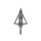 TruGlo Titanium X Fixed Broadhead, 100 Grain, 3 Blade, 3 pk, Silver, TG3203AV