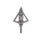 TruGlo Titanium X Fixed Broadhead, 100 Grain, 4 Blade, 3 pk, Silver, TG3204AV