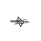 TruGlo Titanium X Fixed Broadhead, 100 Grain, 4 Blade, 3 pk, Silver, TG3204AV