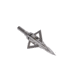 TruGlo Titanium X Fixed Broadhead, 100 Grain, 4 Blade, 3 pk, Silver, TG3204AV