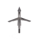 TruGlo Titanium X Mechanical Broadhead, 100 Grain, 4 Blade, 3 pk, Silver, TG3202AV