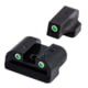 USED, TruGlo Tritium Fiber Optic Night Sights, Green - Sig #8 Front &amp; Rear, TG-TG231S1