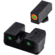 TruGlo Tritium Pro Handgun Night Sights for Glock 17/17L, 19, 22, 23, 24, 26, 27, 33, 34, 35, 38, 39 &amp; 45 w/ Orange Front Ring, TG-TG231G1C