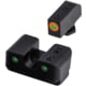 TruGlo Tritium Pro Handgun Night Sights for Glock 17/17L, 19, 22, 23, 24, 26, 27, 33, 34, 35, 38, 39 & 45 w/ Orange Front Ring, TG-TG231G1C