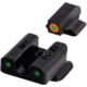 TruGlo Tritium Pro Handgun Night Sights for Smith & Wesson Bodyguard 380 w/ Orange Front Ring, TG-TG231MP2C