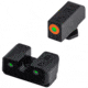 TruGlo Tritium Pro Handgun Night Sights for Walther PPQ &amp; P99 w/ Orange Front Ring, TG-TG231W1C