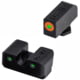 TruGlo Tritium Pro Handgun Night Sights for Walther PPQ & P99 w/ Orange Front Ring, TG-TG231W1C