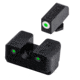 TruGlo Tritium Pro Handgun Sight Set for Glock High, White Focus Lock Ring, TG-TG231G2W