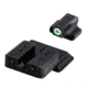 TruGlo Tritium Pro Handgun Sight Set for S&amp;W M&amp;P, White Focus Lock Ring, TG-TG231MP1W