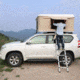 TRUSTMADE Hardshell Rooftop Tent, White/Grey, 82.7x49x35.4in, OR02RT01-WhiteGrey