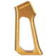 TRYBE Defense Aggressive AR Grip, Gold, ARGRIP2-GLD