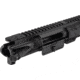 TRYBE Defense AR-15 5.56x45mm NATO 16in Complete Upper Receiver, Pencil, Mid Length,1-7 Twist, 1/2x28, A2, Black, UPPER16556-MLP