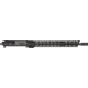 TRYBE Defense AR-15 5.56x45mm NATO 16in Complete Upper Receiver, Pencil, Mid Length,1-7 Twist, 1/2x28, A2, Black, UPPER16556-MLP
