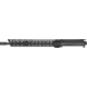 TRYBE Defense AR-15 5.56x45mm NATO 16in Complete Upper Receiver, Pencil, Mid Length,1-7 Twist, 1/2x28, A2, Black, UPPER16556-MLP