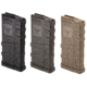 TRYBE Defense AR-15 Extended Grasp 10-Round Magazine, Black, Flat Dark Earth, Olive Drab Green