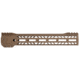 TRYBE Defense AR-15 M-LOK 12in Extra Lightweight Handguard w/ Cut-Away Rail, Flat Dark Earth, 12 Inch, HDG12CR-FDE