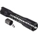 TRYBE Defense AR-15 M-LOK Extra Lightweight Quad Handguard w/ Cut Rail, 12in, Black, HDG12QCR-BL