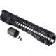 TRYBE Defense AR-15 M-LOK Lightweight Quad Handguard w/ Full Rail, 12in, Black, HDG12QFR-BL