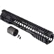 TRYBE Defense AR-15 M-LOK Lightweight Quad Handguard w/ Full Rail, 12in, Black, HDG12QFR-BL