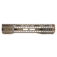 TRYBE Defense AR-15 M-LOK Lightweight Quad Handguard w/ Full Rail, 12in, Flat Dark Earth, HDG12QFR-FDE