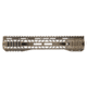 TRYBE Defense AR-15 M-LOK Lightweight Quad Handguard w/ Full Rail, 12in, Flat Dark Earth, HDG12QFR-FDE