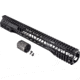TRYBE Defense AR-15 M-LOK Lightweight Quad Handguard w/ Full Rail, 15in, Black, HDG15QFR-BL