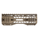 TRYBE Defense AR-15 M-LOK Lightweight Quad Handguard w/ Full Rail, 7in, Flat Dark Earth, HDG7QFR-FDE