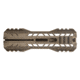 TRYBE Defense AR-15 M-LOK Lightweight Quad Handguard w/ Full Rail, 7in, Flat Dark Earth, HDG7QFR-FDE