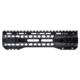 TRYBE Defense AR-15 M-LOK Lightweight Quad Handguard w/ Full Rail, 9in, Black, HDG9QFR-BL