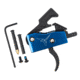 EDEMO TRYBE Defense Drop-In Trigger, AR-15, 3.5 - 5 lbs Pull, Curved, Anodized, Blue, TRGCURAR15-BLU, EDEMO2