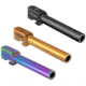 TRYBE Defense Glock 17 Match Grade Non-Threaded Pistol Barrel, Black, Chameleon, Gold, Titanium