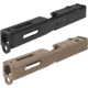 TRYBE Defense Glock 17 Pistol Slide - Version 1, Black, FDE, Flat Dark Earth