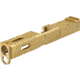TRYBE Defense Glock 19 Pistol Slide - Version 1, Gen 4, RMR Cut, Gold, SLDG19G4RMR-GLD
