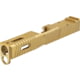 TRYBE Defense Glock 19 Pistol Slide - Version 1, Gen 4, RMR Cut, Gold, SLDG19G4RMR-GLD