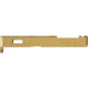 TRYBE Defense Glock 19 Pistol Slide - Version 1, Gen 5, RMR Cut, Gold, SLDG19G5RMR-GLD