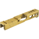TRYBE Defense Glock 19 Pistol Slide - Version 2, Gen 5, RMR Cut, Gold, SLDG19G5RMRV2-GLD