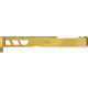 TRYBE Defense Glock 19 Pistol Slide - Version 2, Gen 5, RMR Cut, Gold, SLDG19G5RMRV2-GLD