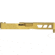 TRYBE Defense Glock 19 Pistol Slide - Version 2, Gen 5, RMR Cut, Gold, SLDG19G5RMRV2-GLD