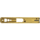 TRYBE Defense Glock 19 Pistol Slide - Version 2, Gen 5, RMR Cut, Gold, SLDG19G5RMRV2-GLD