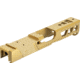 TRYBE Defense Glock 19 Pistol Slide - Version 2, Gen 5, Viper Cut, Gold, SLDG19G5VPRV2-GLD